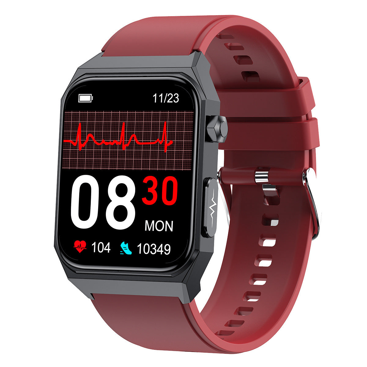 New E530 Blood Glucose Smart Watch ECG Blood Pressure Blood Oxygen Heart Rate Monitoring